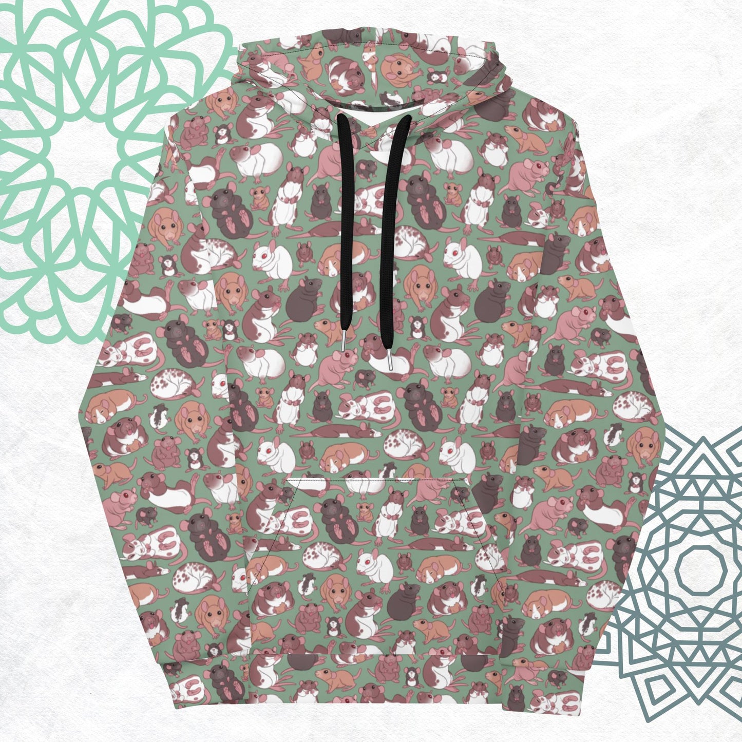 Life with Rats Unisex Hooded Sweatshirt