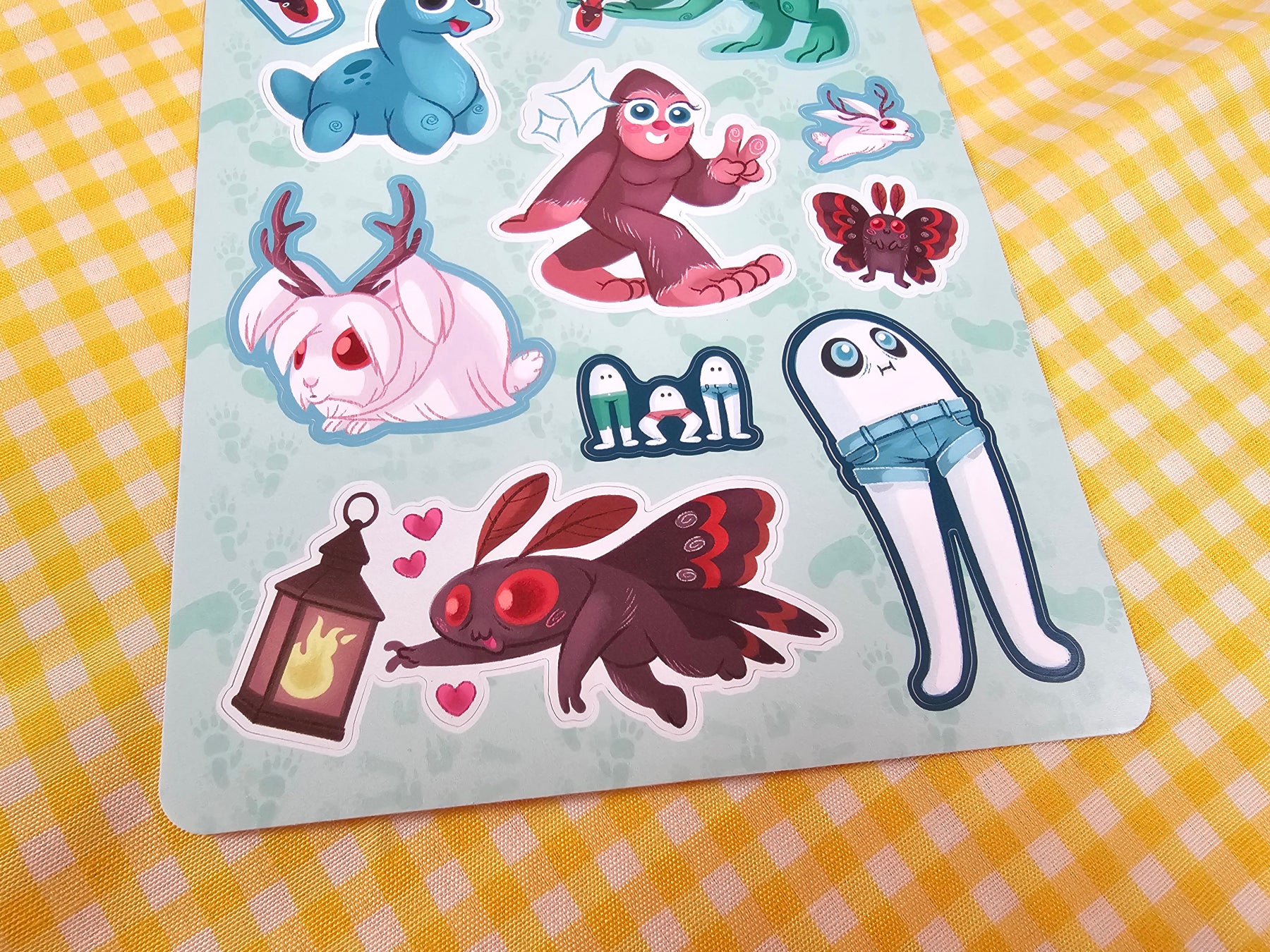 Casual Cryptids Vinyl Sticker Sheet