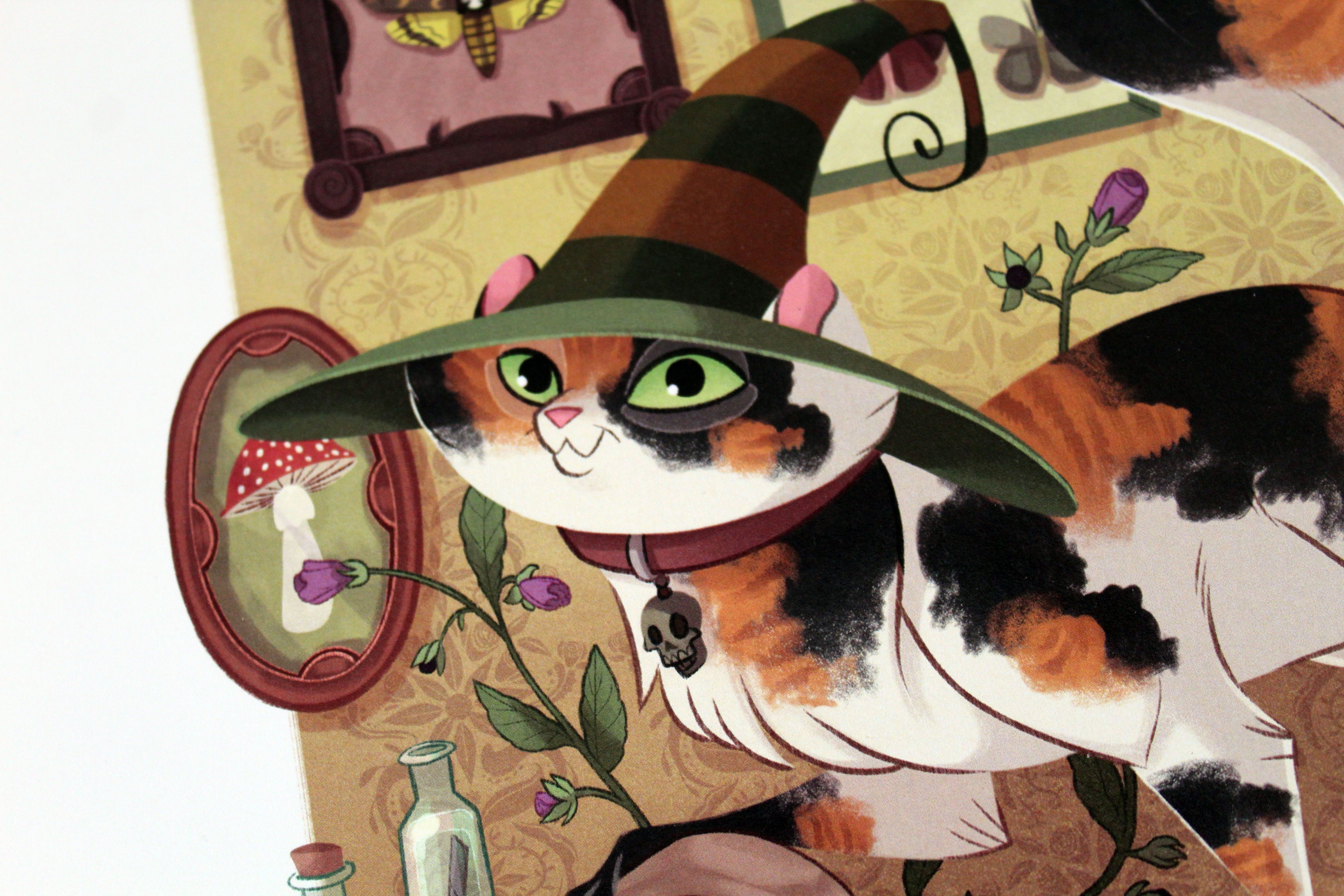 Witch Kitty 8.5x8.5 Art Prints