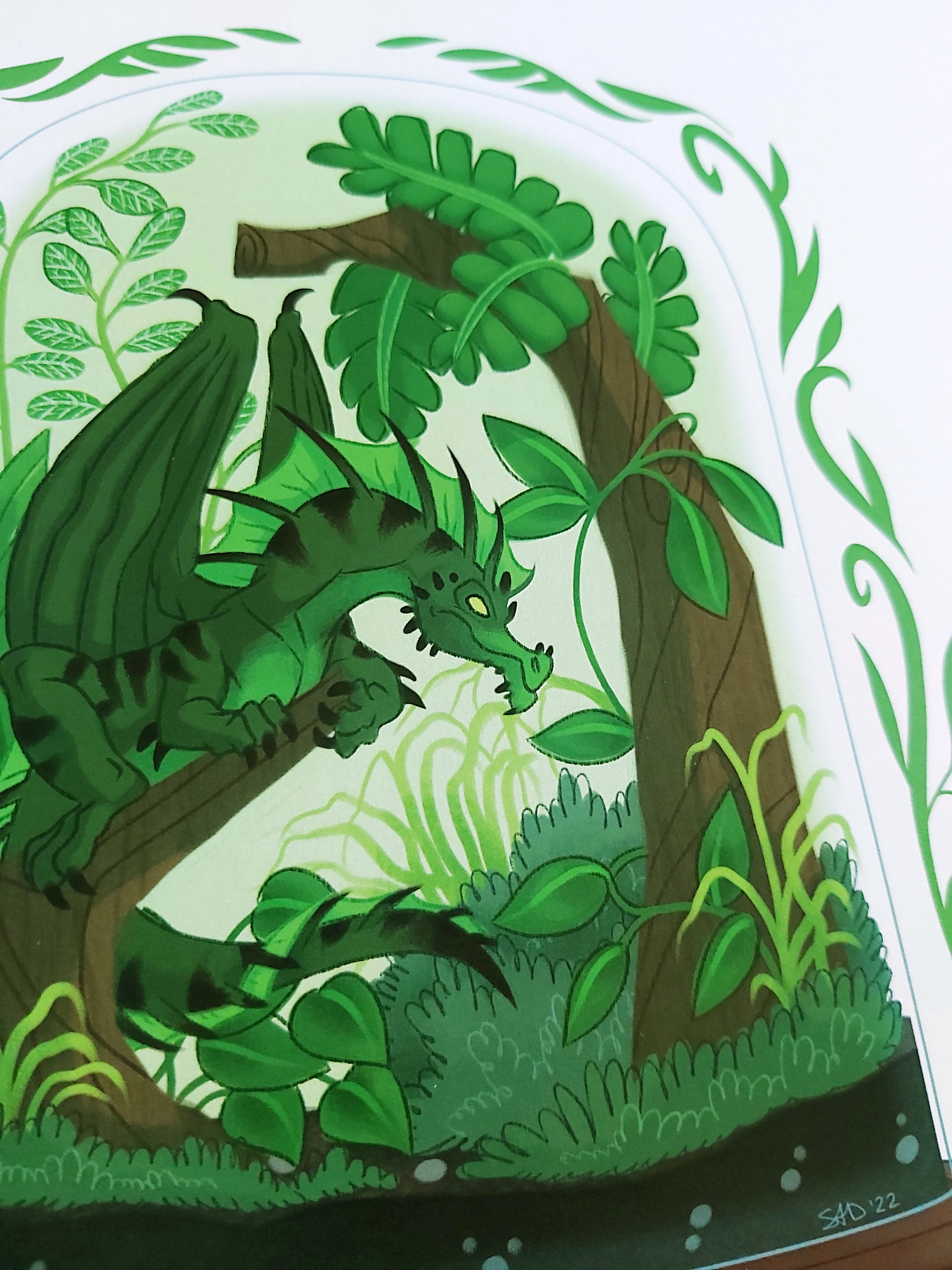 Terrarium Dragons 6x8 Art Prints