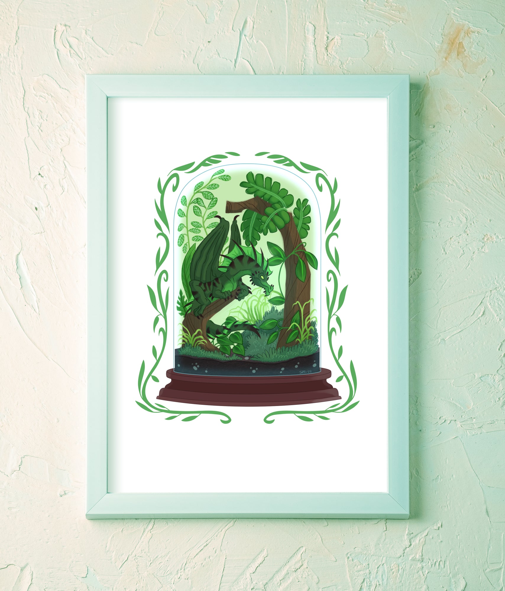 Terrarium Dragons 6x8 Art Prints