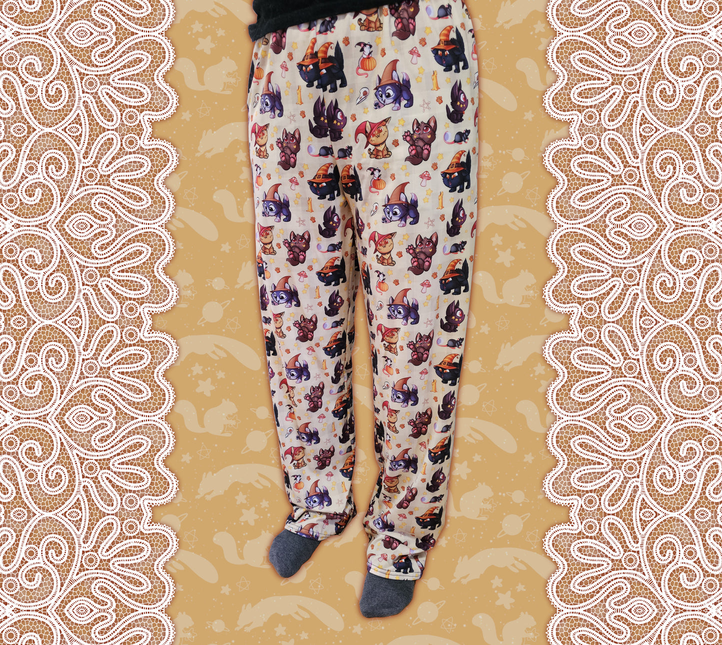 Witchy Kittens All-Over Print Unisex Lounge Pants