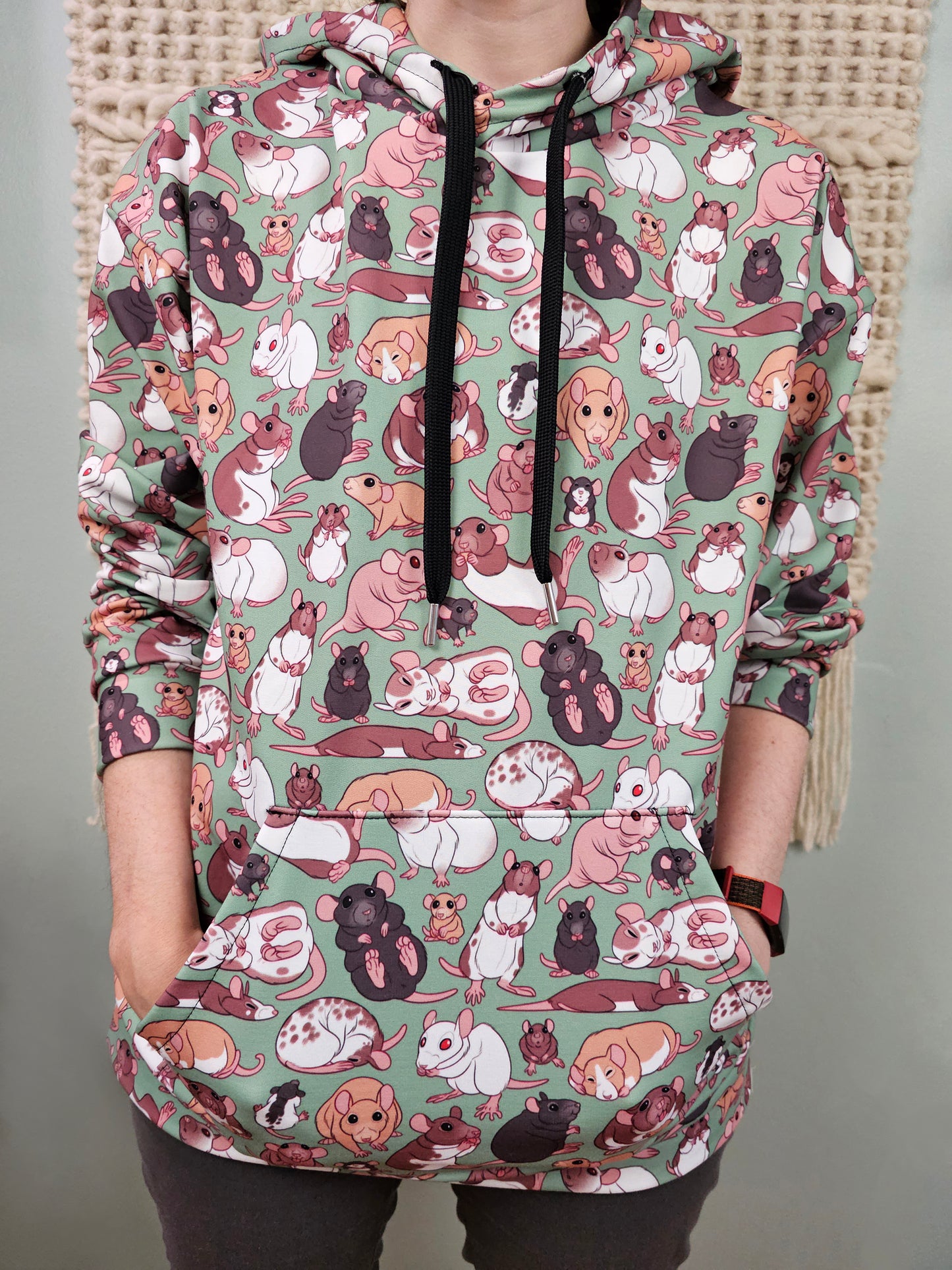 Life with Rats Unisex Hooded Sweatshirt