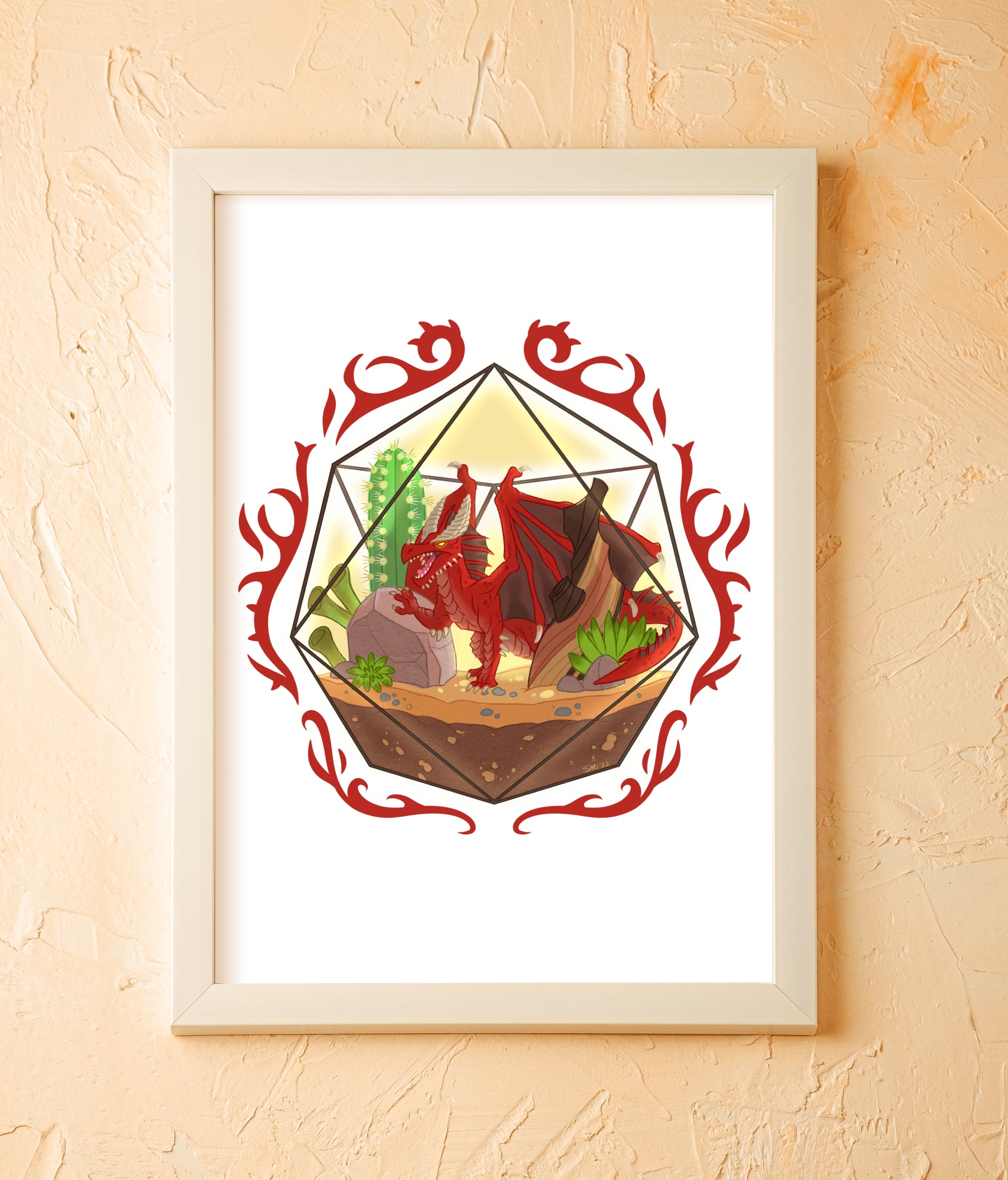 Terrarium Dragons 6x8 Art Prints