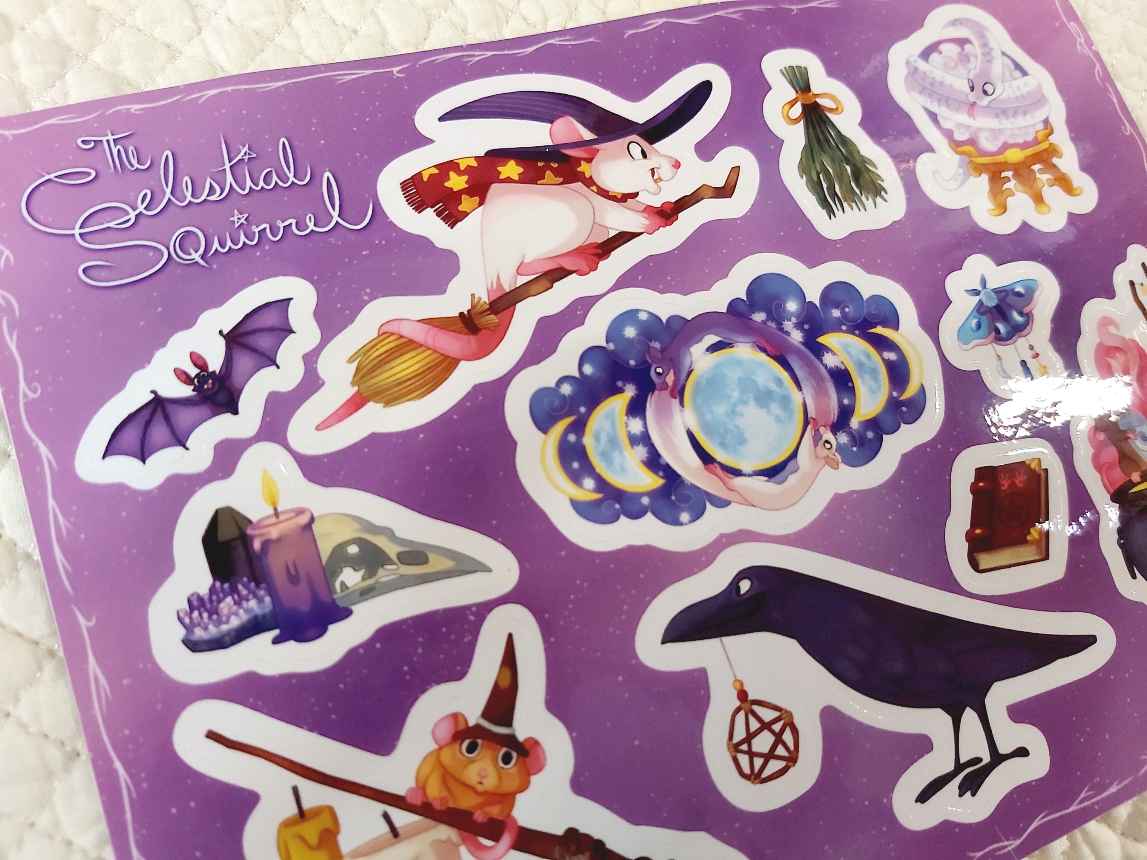 Witch Familiars Vinyl Sticker Sheet