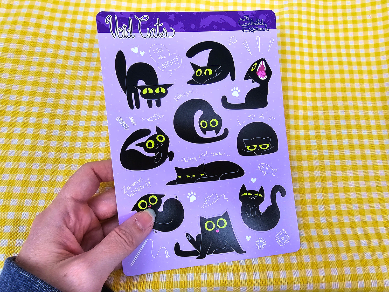 Void Cats Vinyl Sticker Sheet
