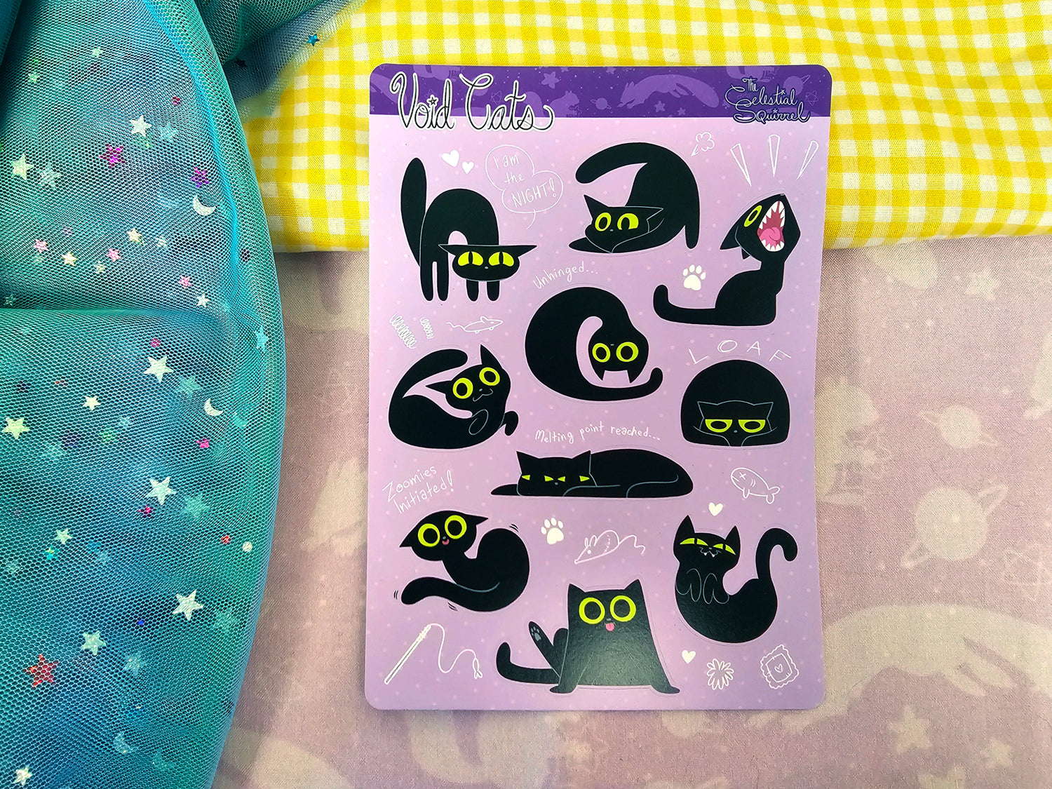 Void Cats Vinyl Sticker Sheet