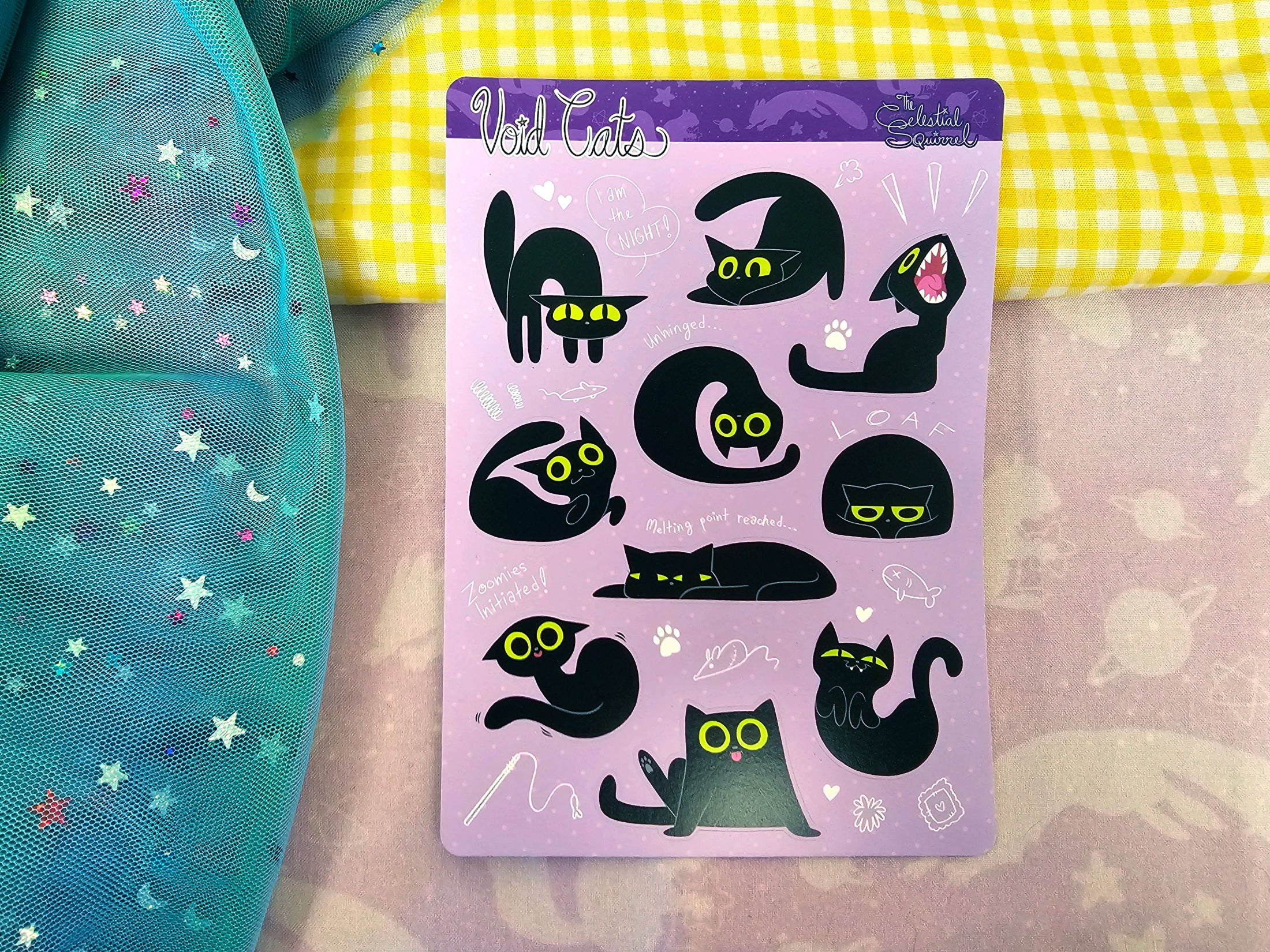 Void Cats Vinyl Sticker Sheet