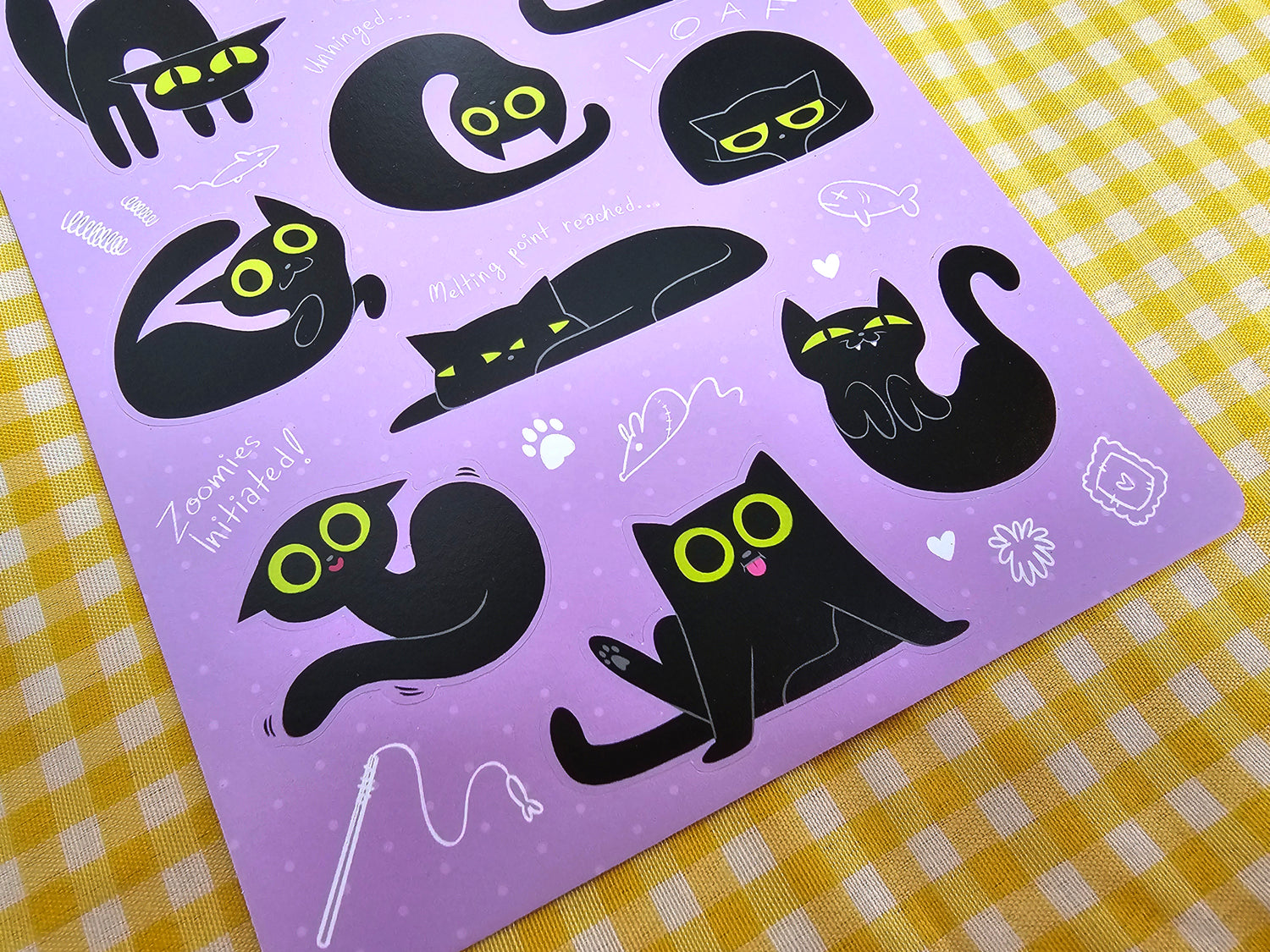 Void Cats Vinyl Sticker Sheet