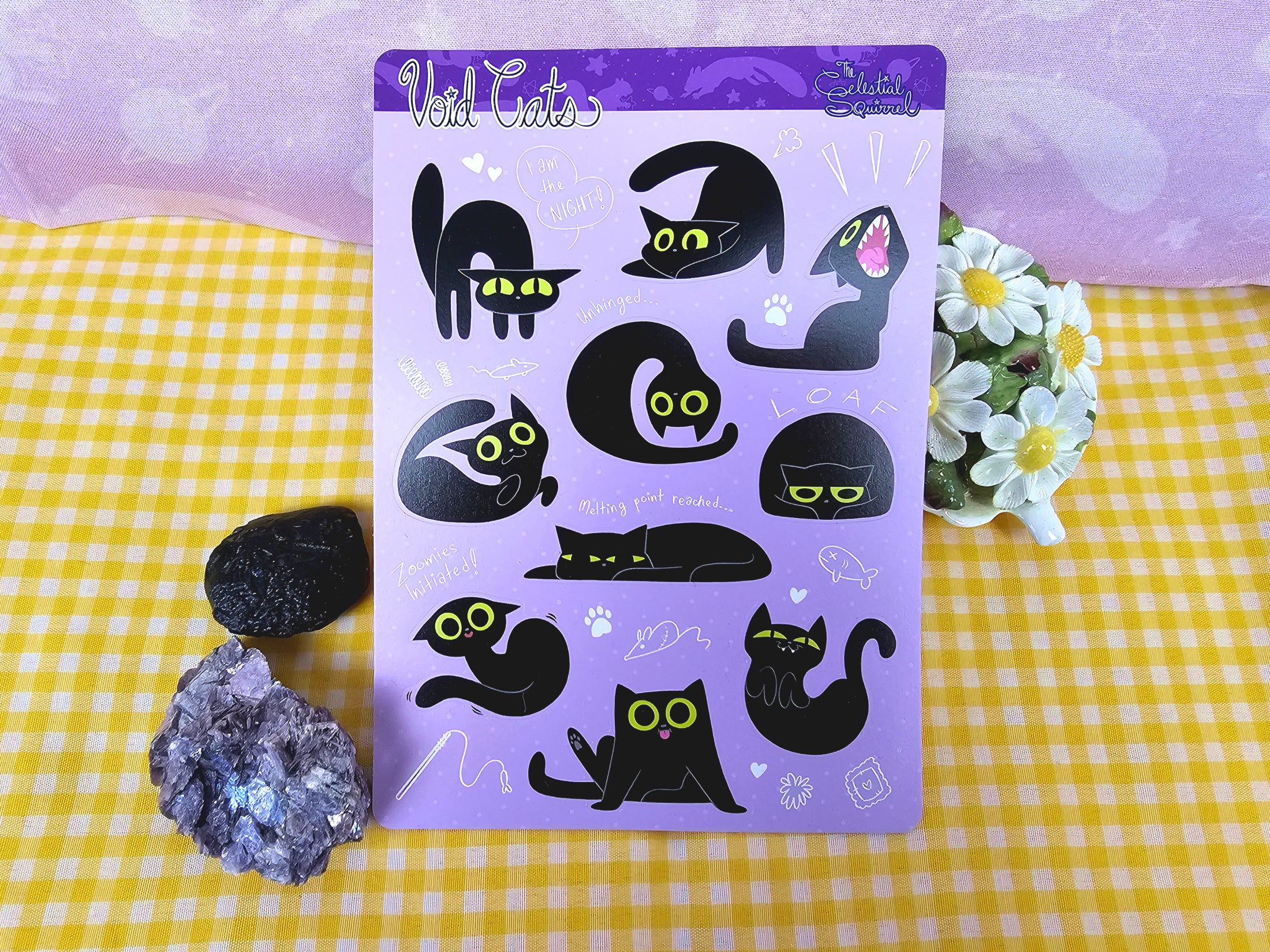 Void Cats Vinyl Sticker Sheet