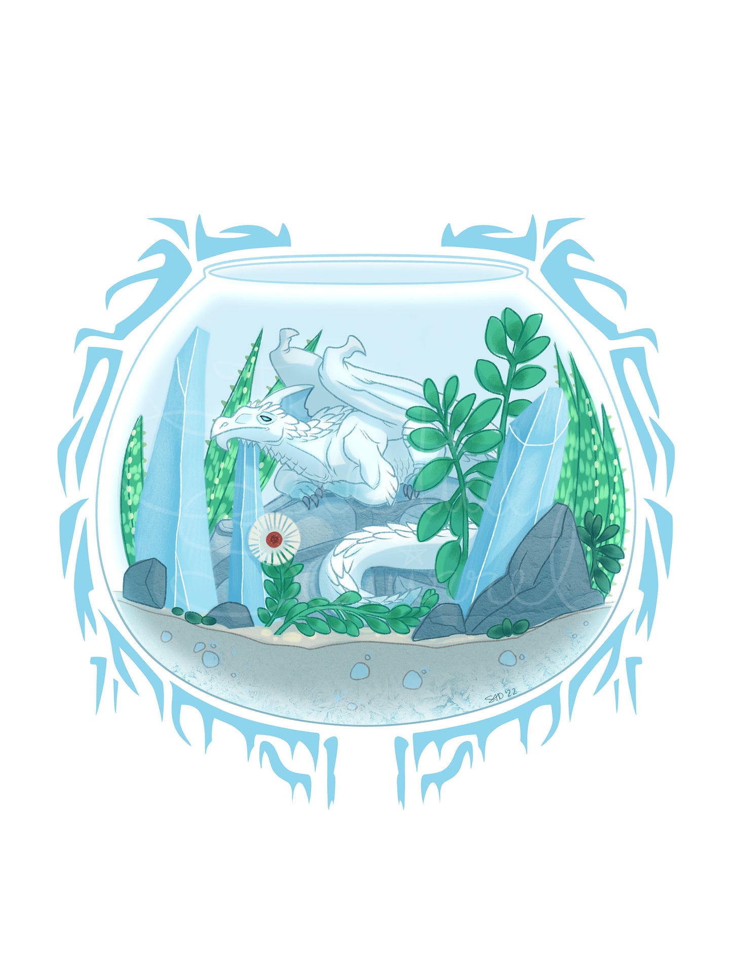 Terrarium Dragons 6x8 Art Prints