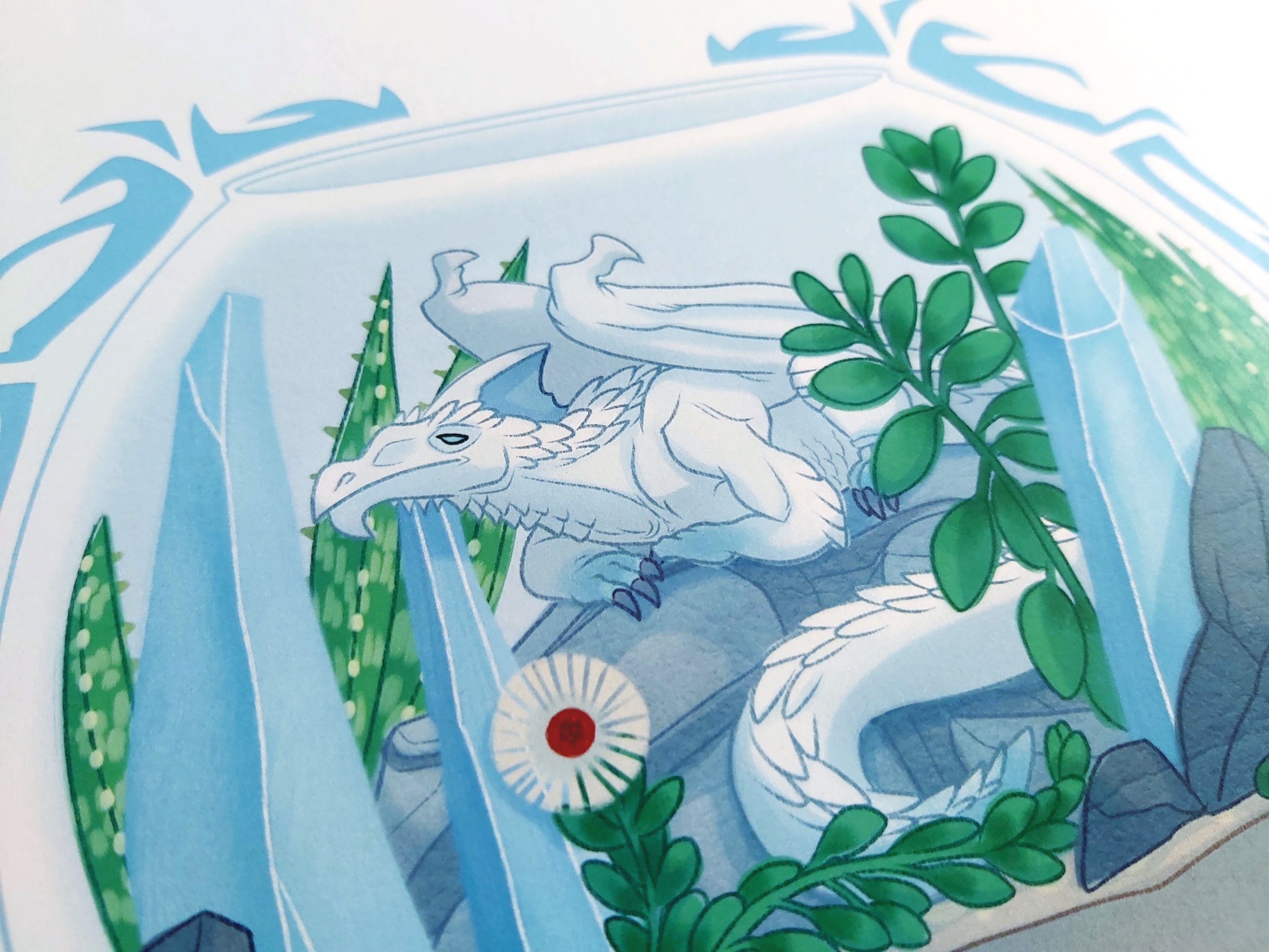 Terrarium Dragons 6x8 Art Prints