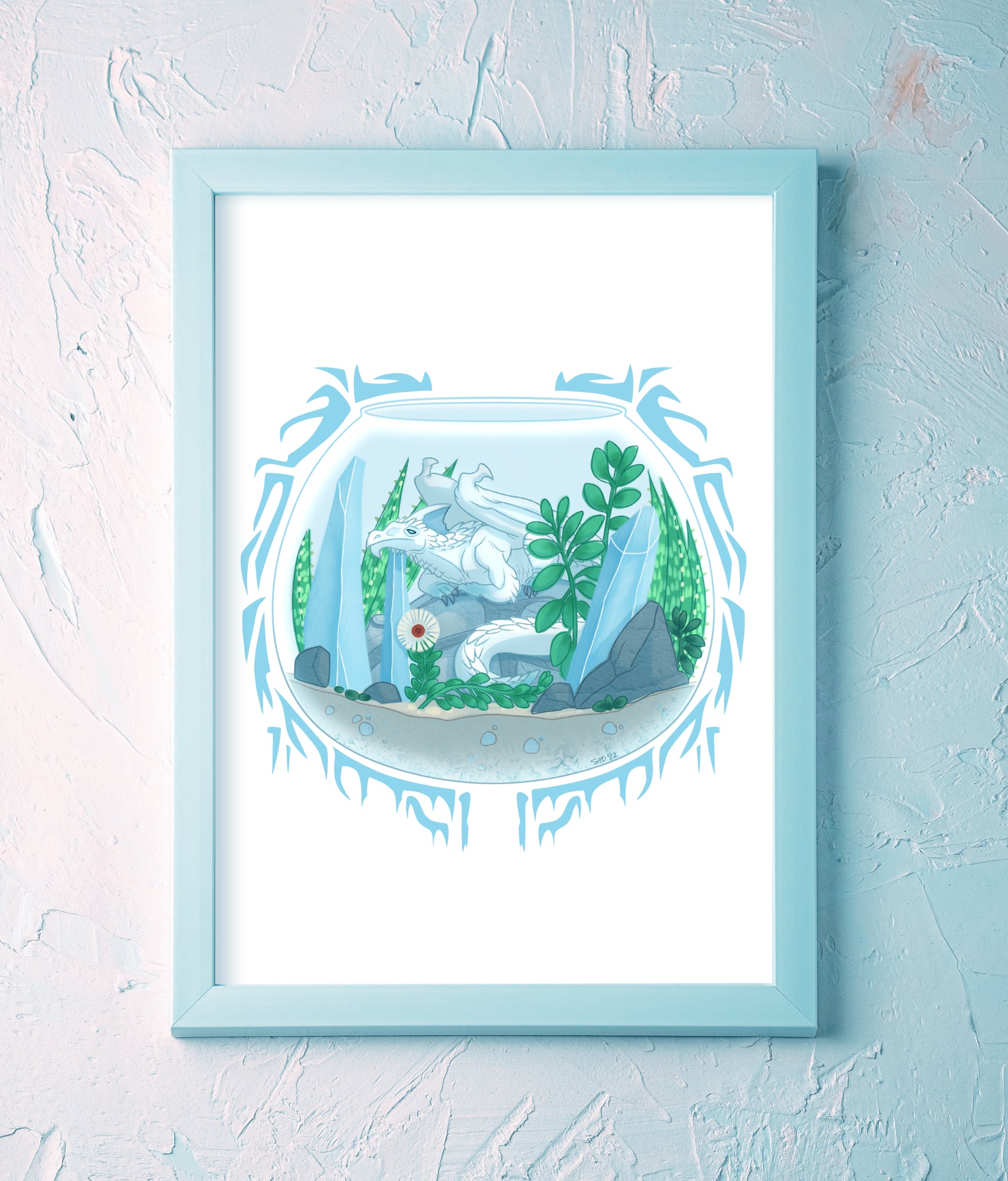 Terrarium Dragons 6x8 Art Prints
