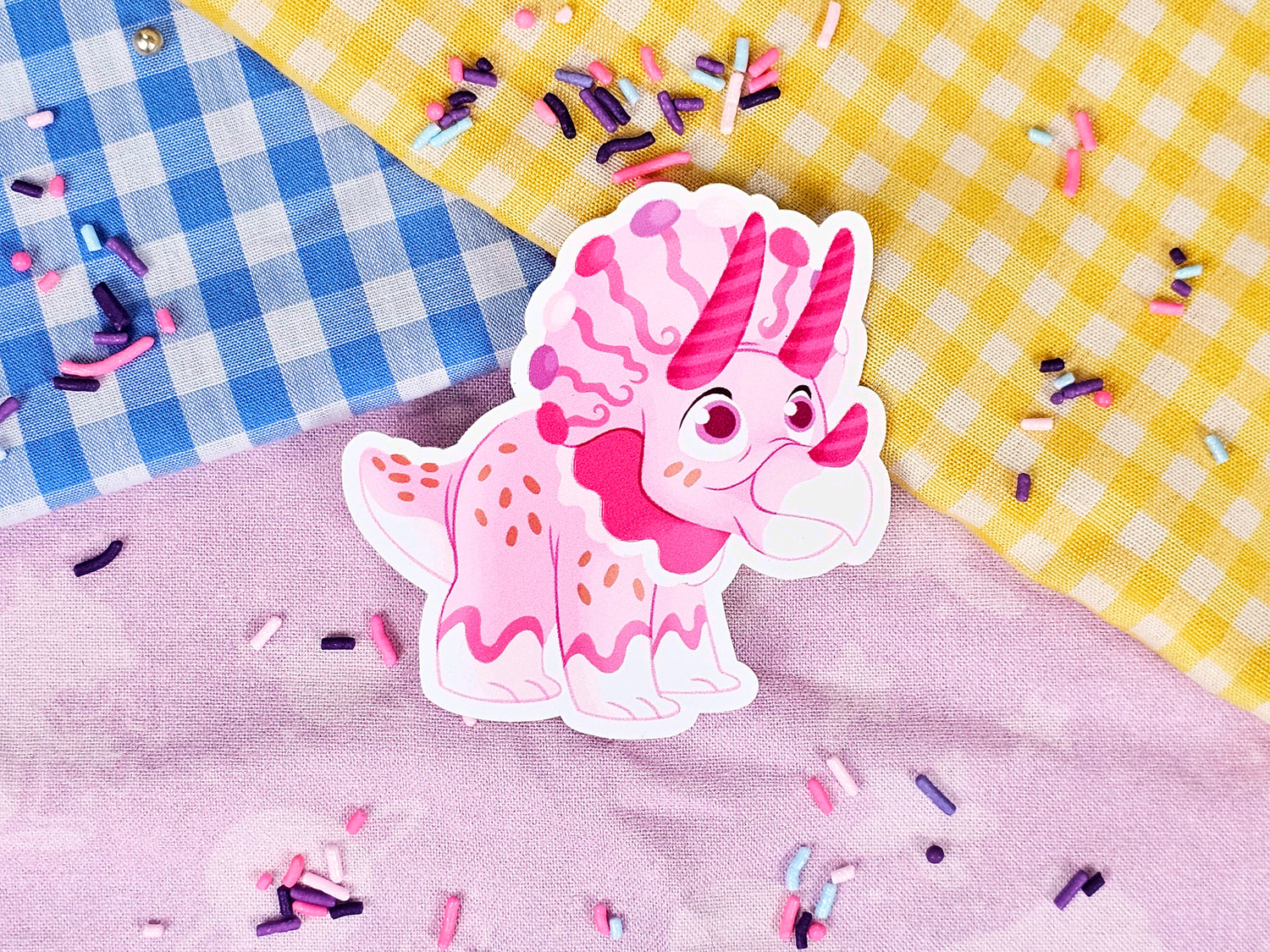 Dessert Dinosaurs - 5 Sugary Sweet Prehistoric Vinyl Stickers