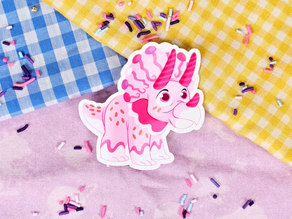 Dessert Dinosaurs - 5 Sugary Sweet Prehistoric Vinyl Stickers