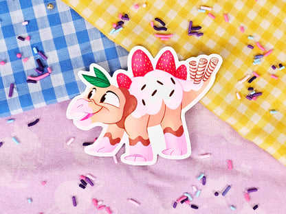 Dessert Dinosaurs - 5 Sugary Sweet Prehistoric Vinyl Stickers